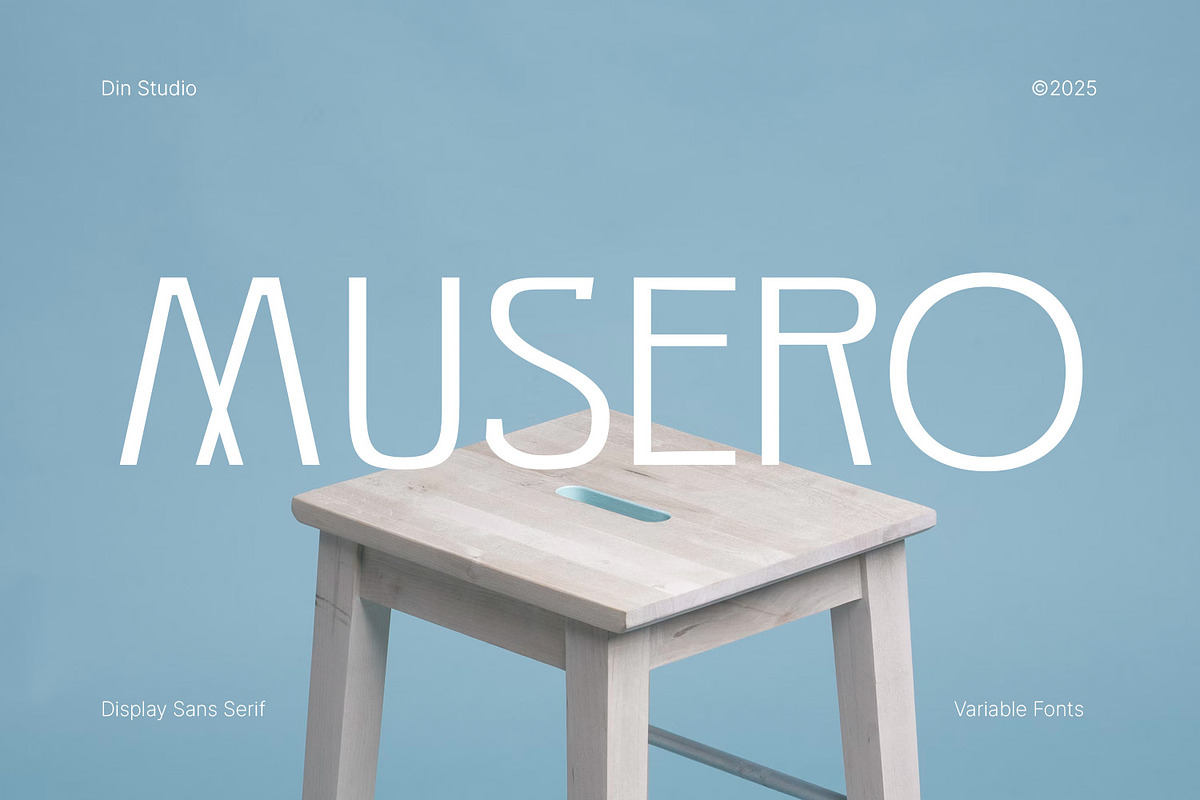 Musero, a Sans Serif Font by din-studio.com (Photo 1 of 15)