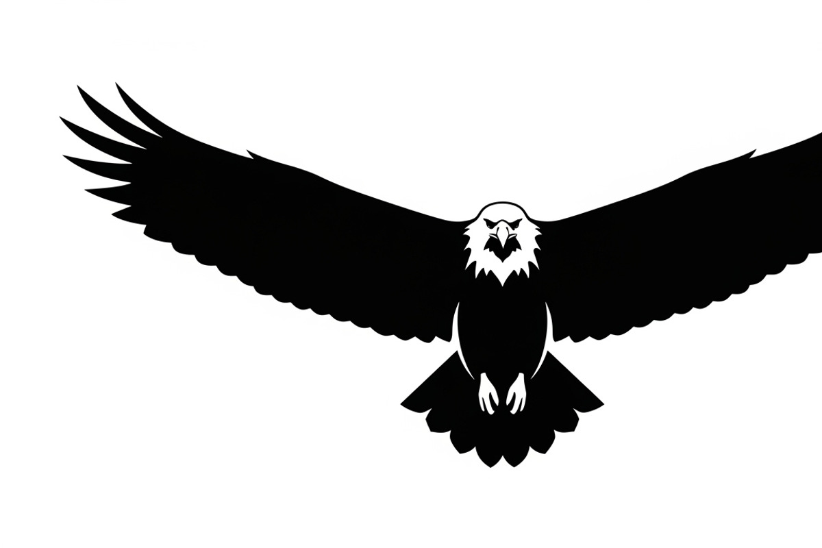 Powerful eagle flying wall art desig, an Illustration by Amazin_art (Photo 14 of 31)