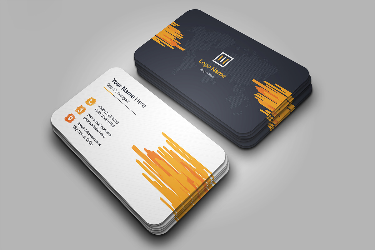 Business Card Design Template, a Business Card Template by mijli (Photo 3 of 12)