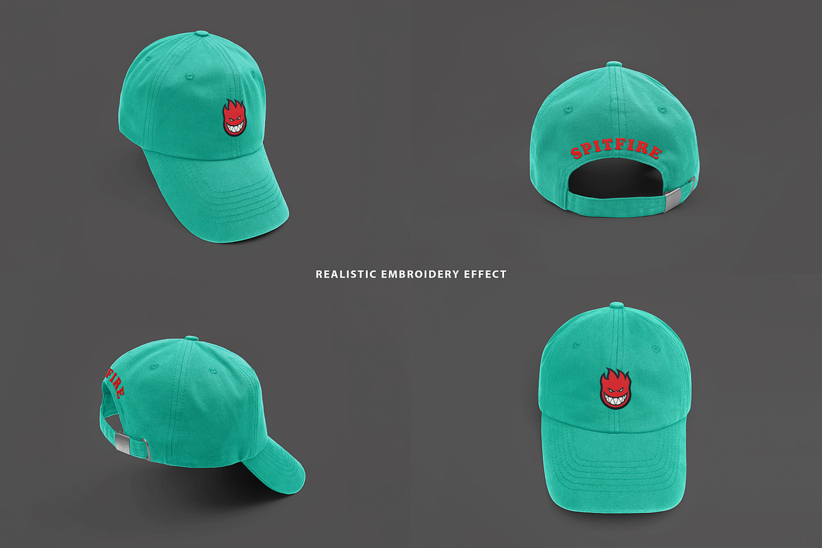 Realistic Polo Caps Mockup 2, a Hat Mockup by Uncentrifuged Pressure (Photo 6 of 19)