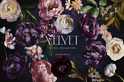 Velvet Peony Moody Floral Graphics, an Object Illustration by Eclectic Anthology (Thumbnail 10 of 16)