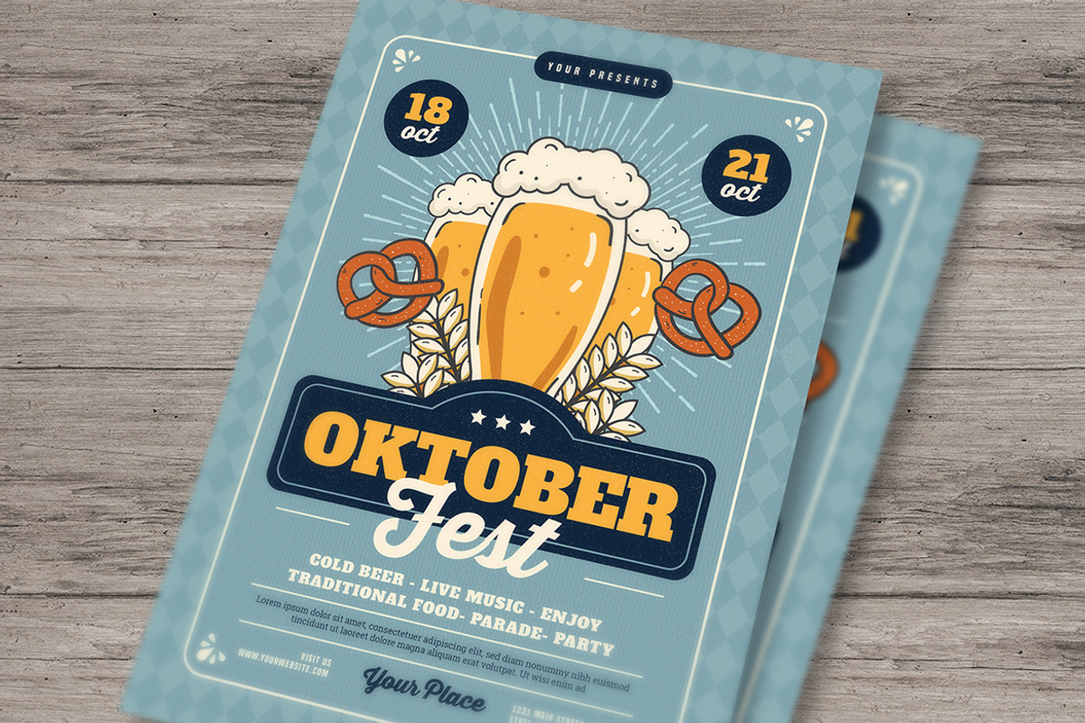 October Fest Flyer, a Flyer Template by Guuver (Photo 2 of 3)