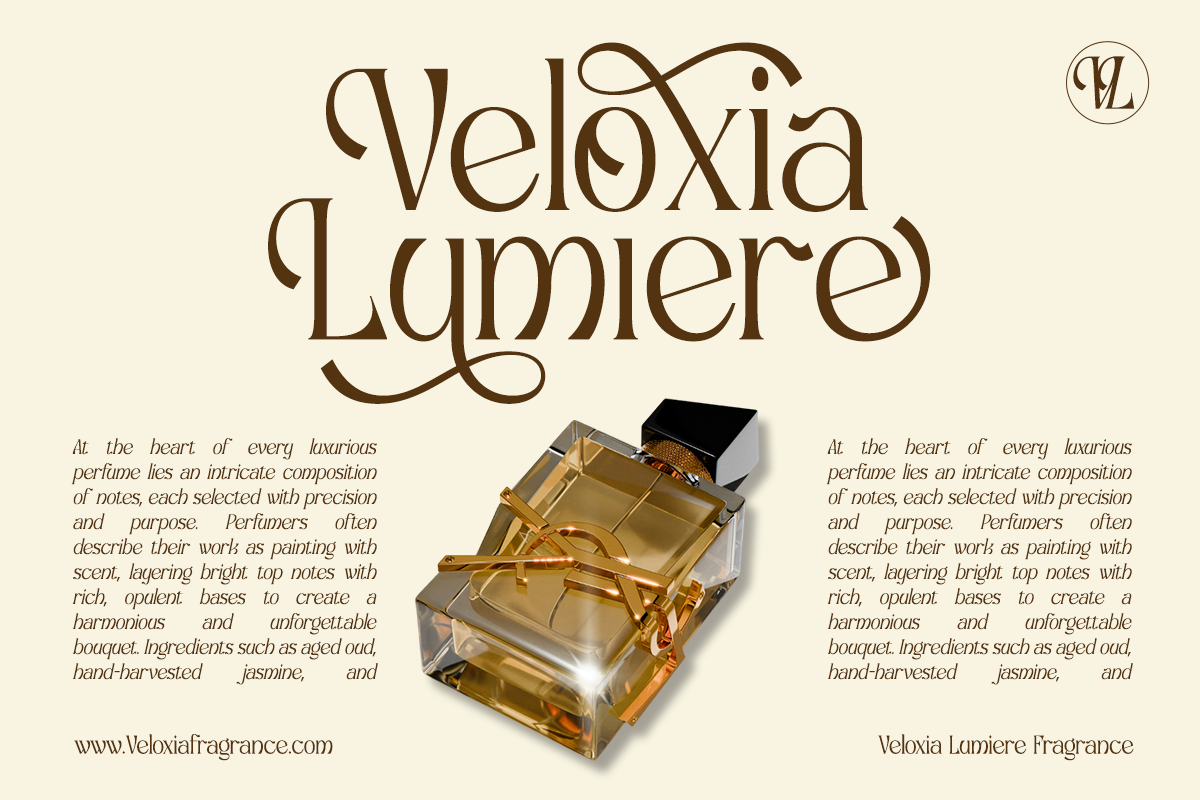 Varonde - Luxury Serif Font, a Font by RagamKata (Photo 5 of 10)
