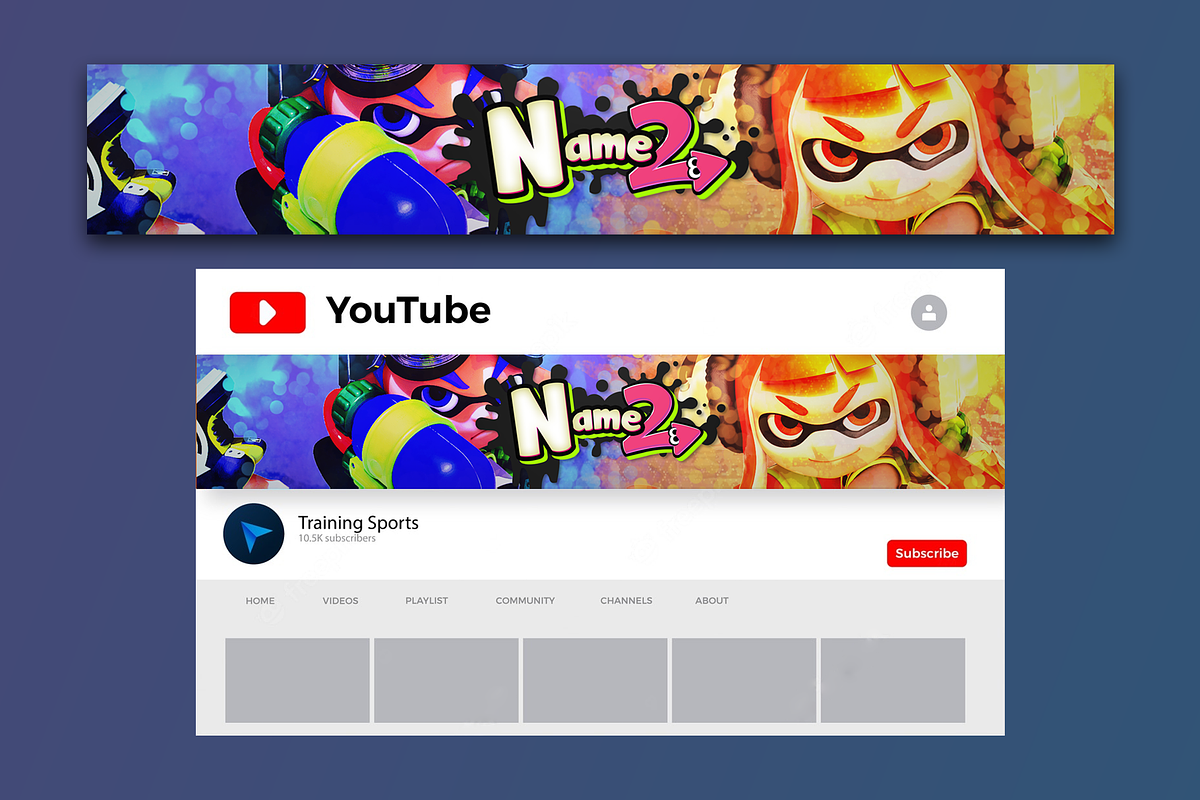 YouTube Gaming Banners Set 2, a Social Media Template by Lordsse (Photo 5 of 5)