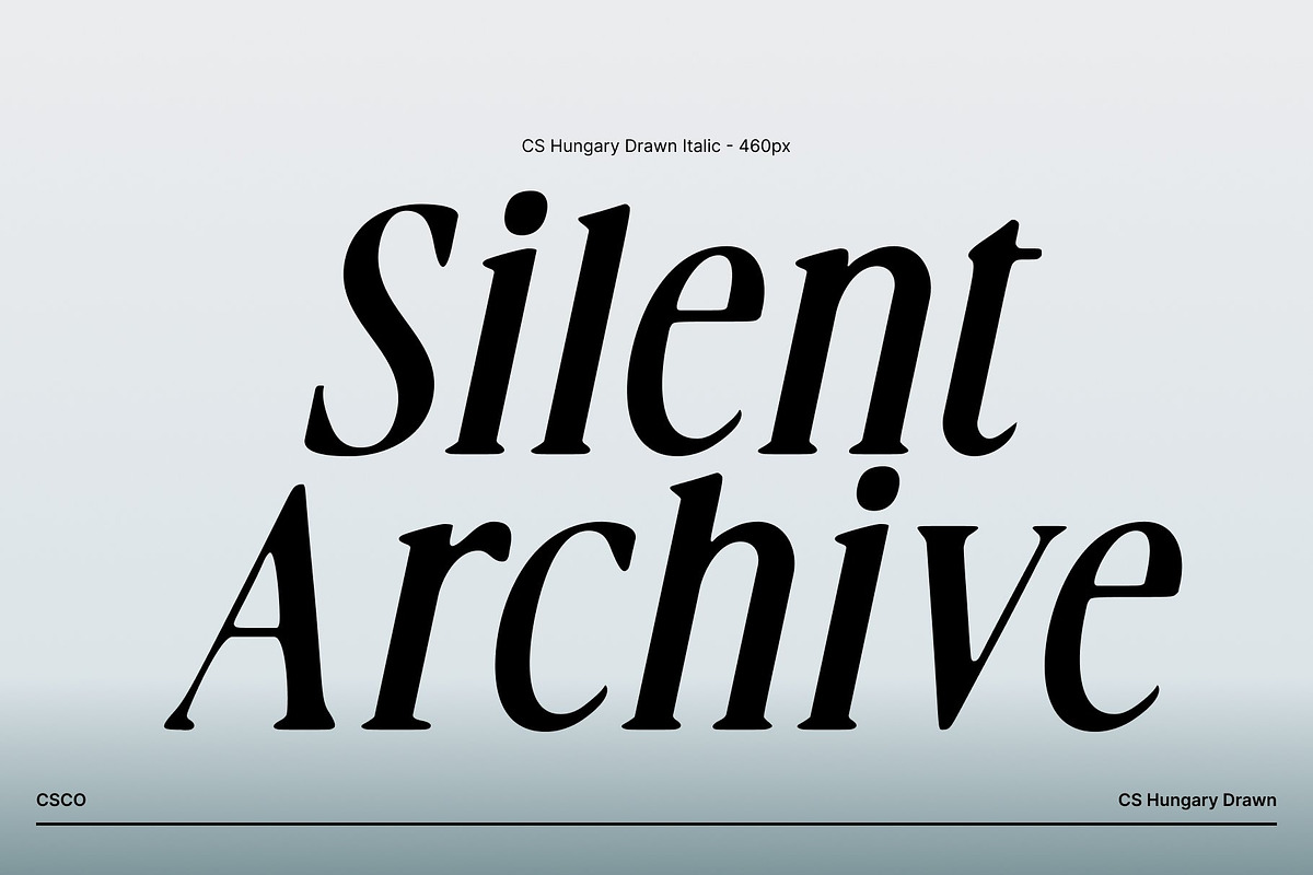 CS Hungary Drawn, a Serif Font by Craft Supply Co. (Photo 3 of 8)