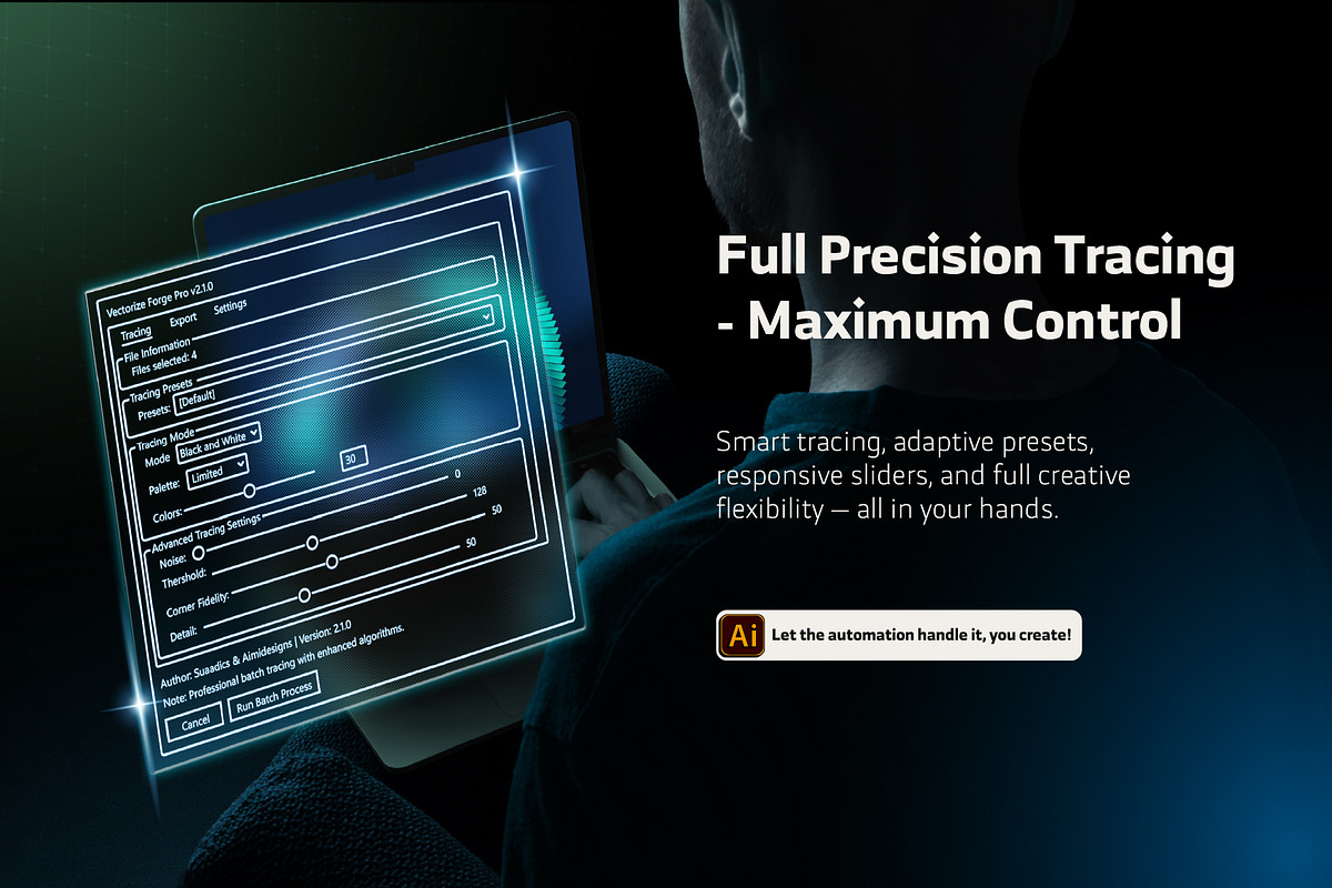 Batch Illustrator Tracing Toolkit, a Plug-in Add-On by AmmarZahoor (Photo 4 of 14)