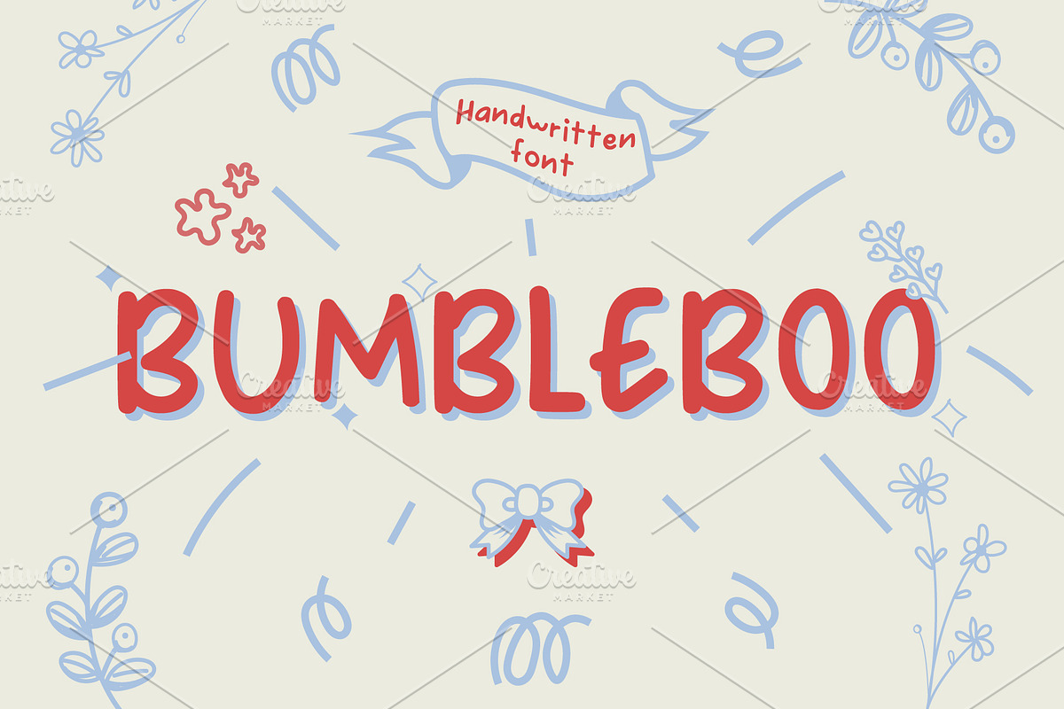 BUMBLEBOO-Handwritten font, a Handwritten Font by SKhatun (Photo 1 of 4)