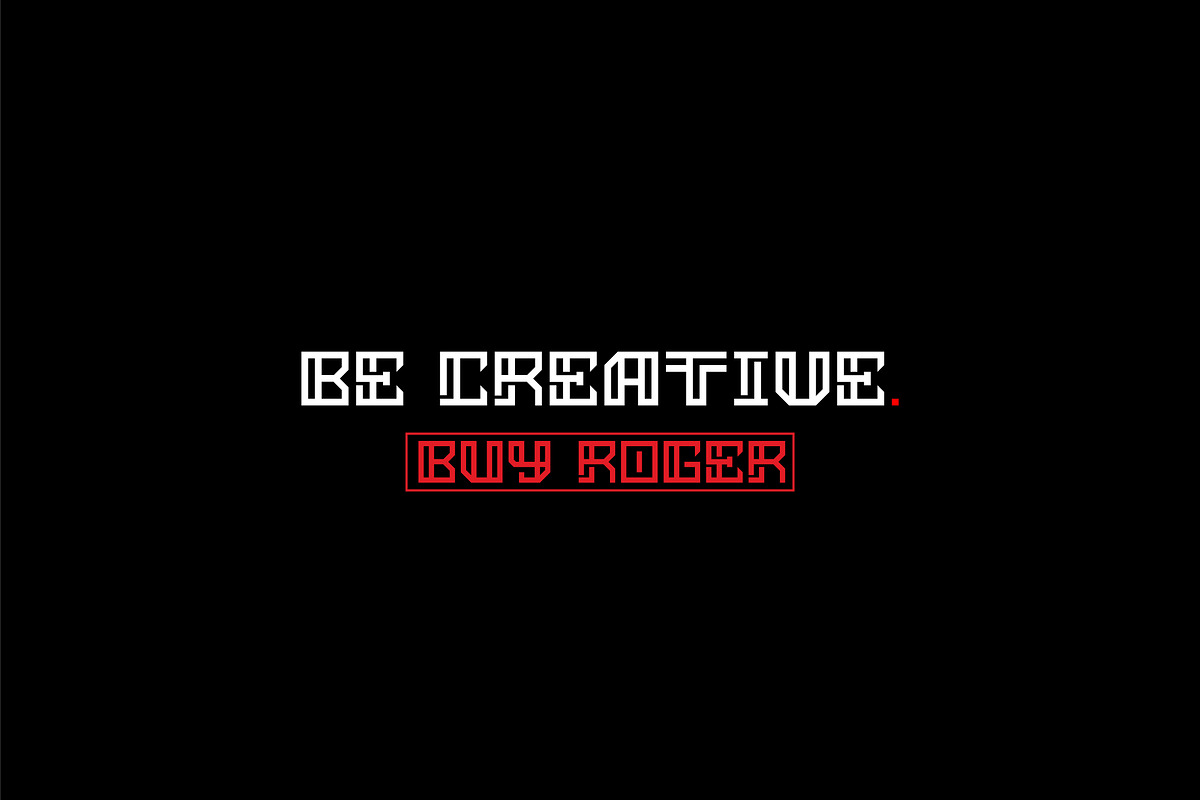 Roger - Display typeface, a Sans Serif Font by Graphicado (Photo 9 of 9)