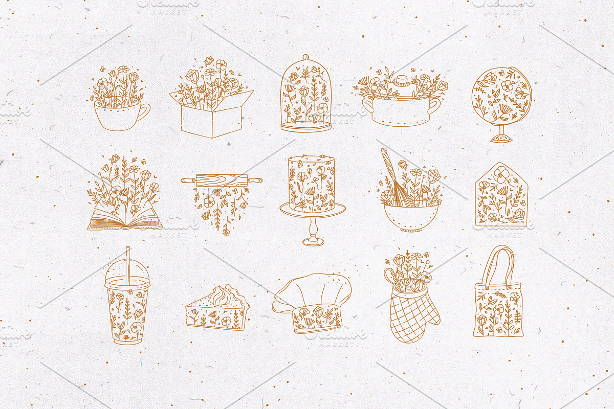 Sweets And Flowers, a Food Illustration by Anna (Photo 2 of 5)