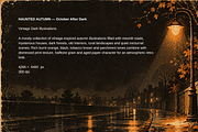 HAUNTED AUTUMN — October After Dark, a Seasonal Illustration by MarisoArt (Thumbnail 2 of 5)