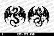 Fierce flying dragon, an Animal Illustration by Vectorhight (Thumbnail 3 of 5)