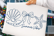 Minimal Coastal Png, Summer Vibes, an Illustration by SinaCreation (Thumbnail 4 of 13)