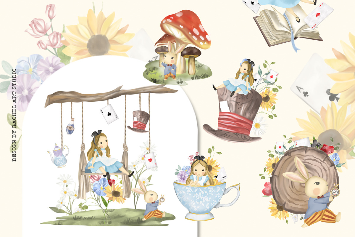 Wonderland Adventure, an Animal Illustration by Rachel Art Studio (Photo 4 of 10)