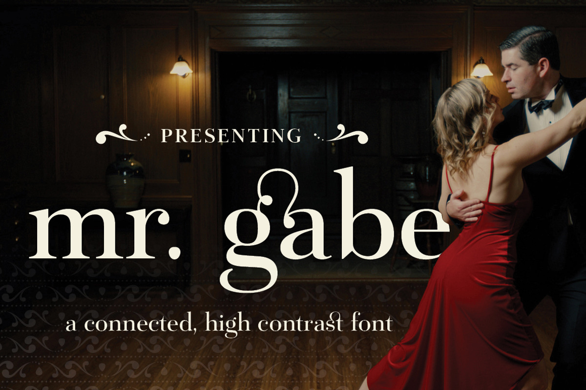 Mr Gabe Regular, a Serif Font by Leksen Design (Photo 7 of 7)