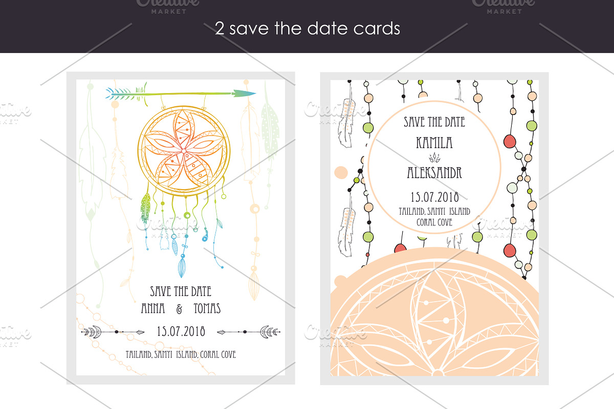 Boho style collection, an Object Graphic by KatiaZhe (Photo 7 of 7)