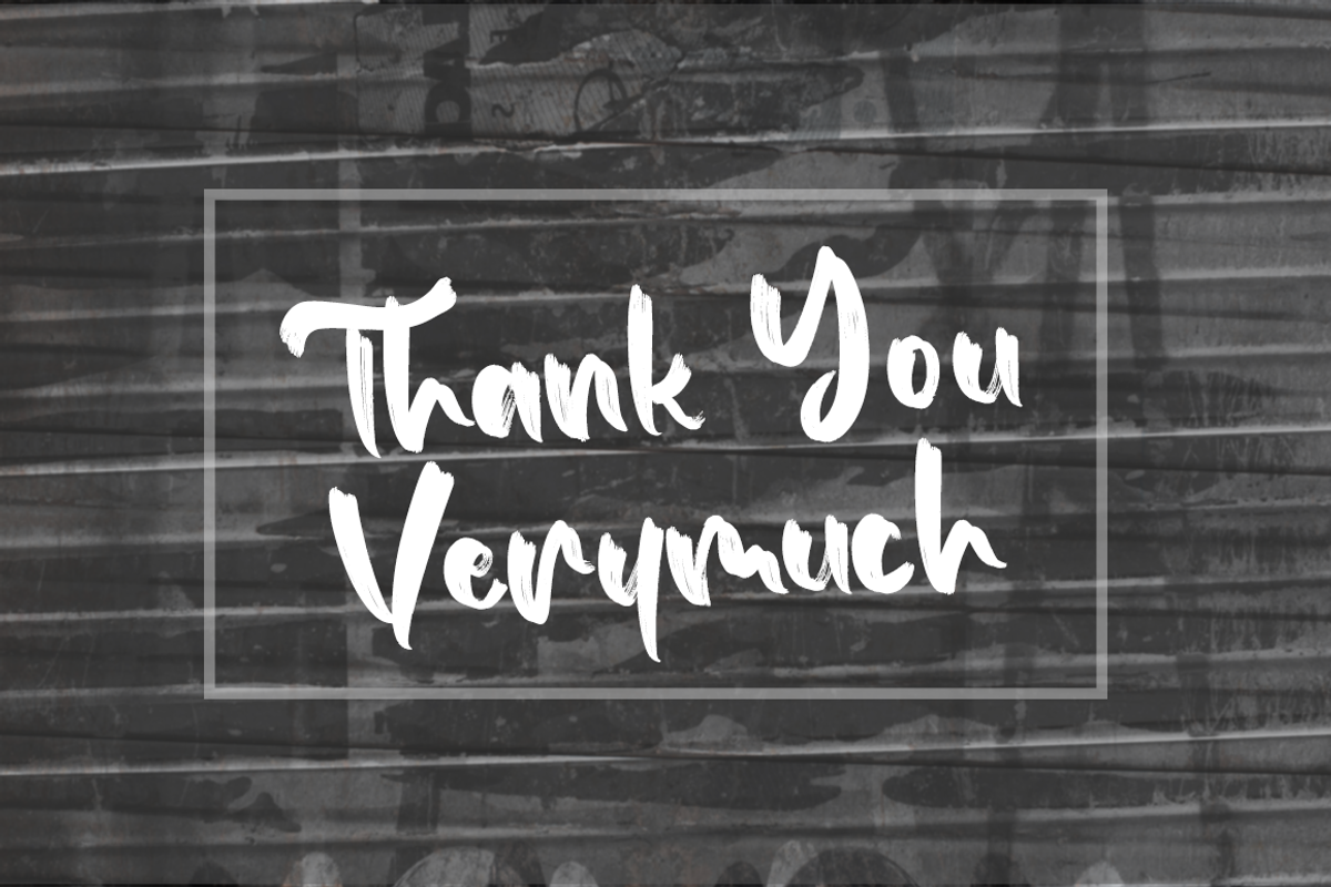 Routhmiles - Brush Font, a Handwritten Font by RockboyStd (Photo 12 of 12)