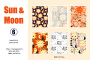 Sun and Moon, a Pattern Graphic by Polanika (Thumbnail 9 of 9)