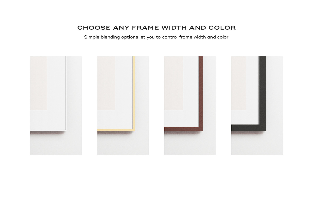 Frame Mockup Template Bundle Kit, a Product Mockup by FoundImages (Photo 25 of 27)