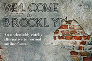 Arlo - An Alternative Outline Font, a Sans Serif Font by Thematthewhyatt (Thumbnail 2 of 4)
