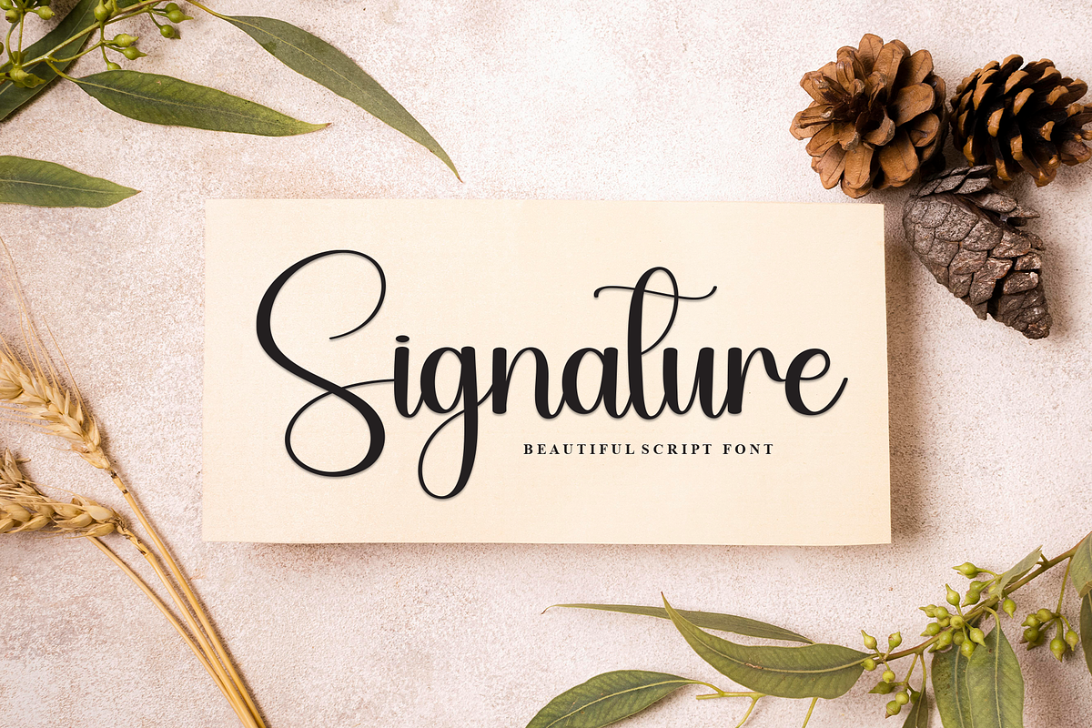 Wedding | Script Font, a Handwritten Font by Scratchones (Photo 5 of 9)