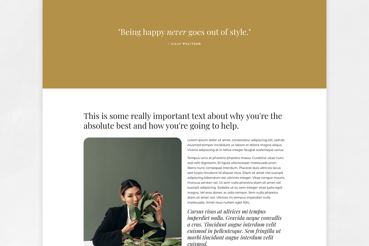 Sawyer Full Kajabi Theme, a Websites & App Template by Afton Negrea (Photo 8 of 12)
