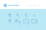 18 Point of Sale Icons, a Technology Illustration by Hello Mister Frank (Thumbnail 4 of 5)