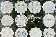 Harvest Lace: PNG Frames & Doilies, an Object Graphic by Purple (Thumbnail 7 of 9)