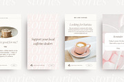 Canva Coffee Shop templates, a Social Media Template by LiliesandBerries (Thumbnail 14 of 23)