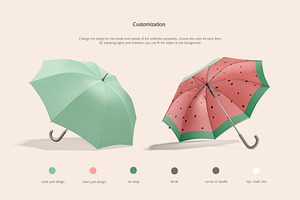 Umbrella Mockups Bundle