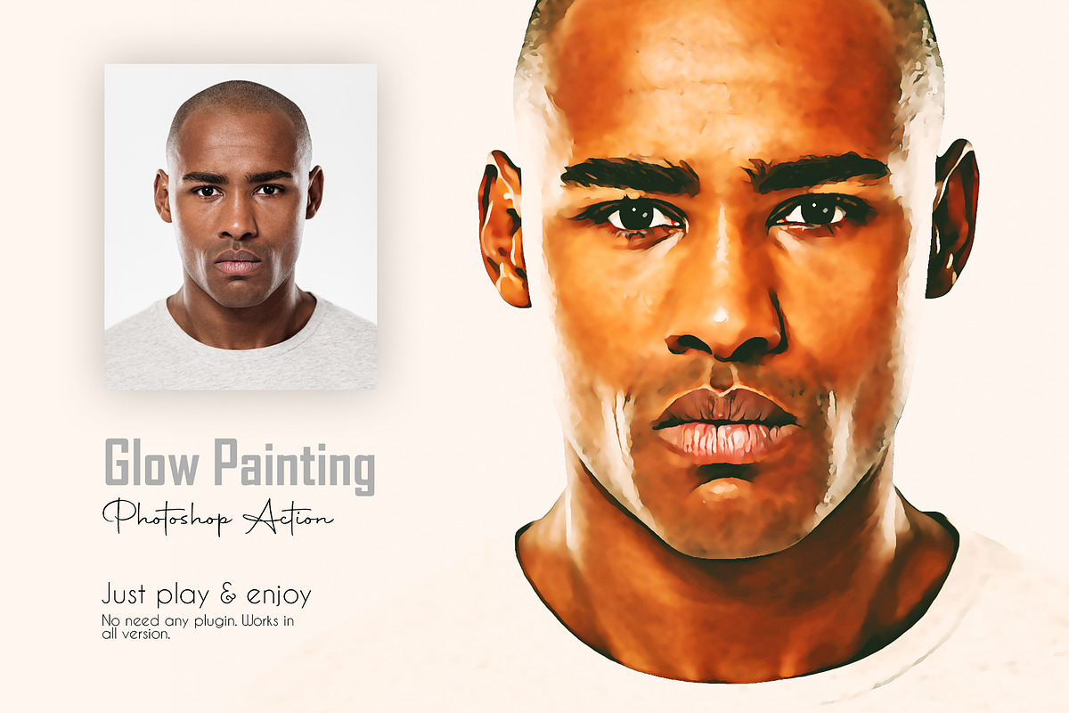 Glow Painting Photoshop Action, an Action Add-On by DesignCave (Photo 1 of 6)