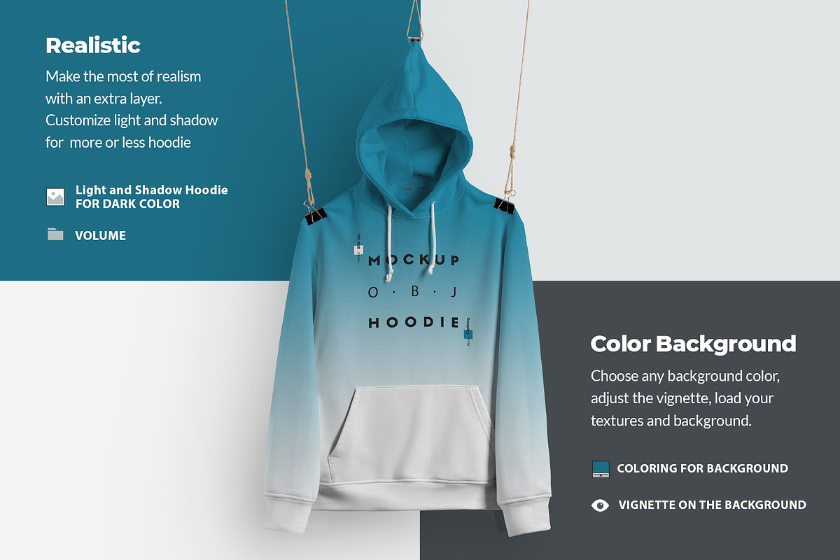 8 Mockups Hoodie, a Hoody Mockup by Grow Design Craft Studio (Photo 6 of 7)