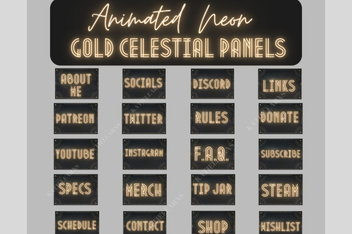 Animated Celestial Stream Package, a Templates & Theme by KatieLearns (Photo 5 of 7)