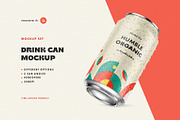 Drink Can Mockups, a Packaging Mockup by pixelbuddha.net (Thumbnail 1 of 6)