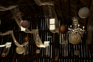 Rustic Barn Wedding in Sepia