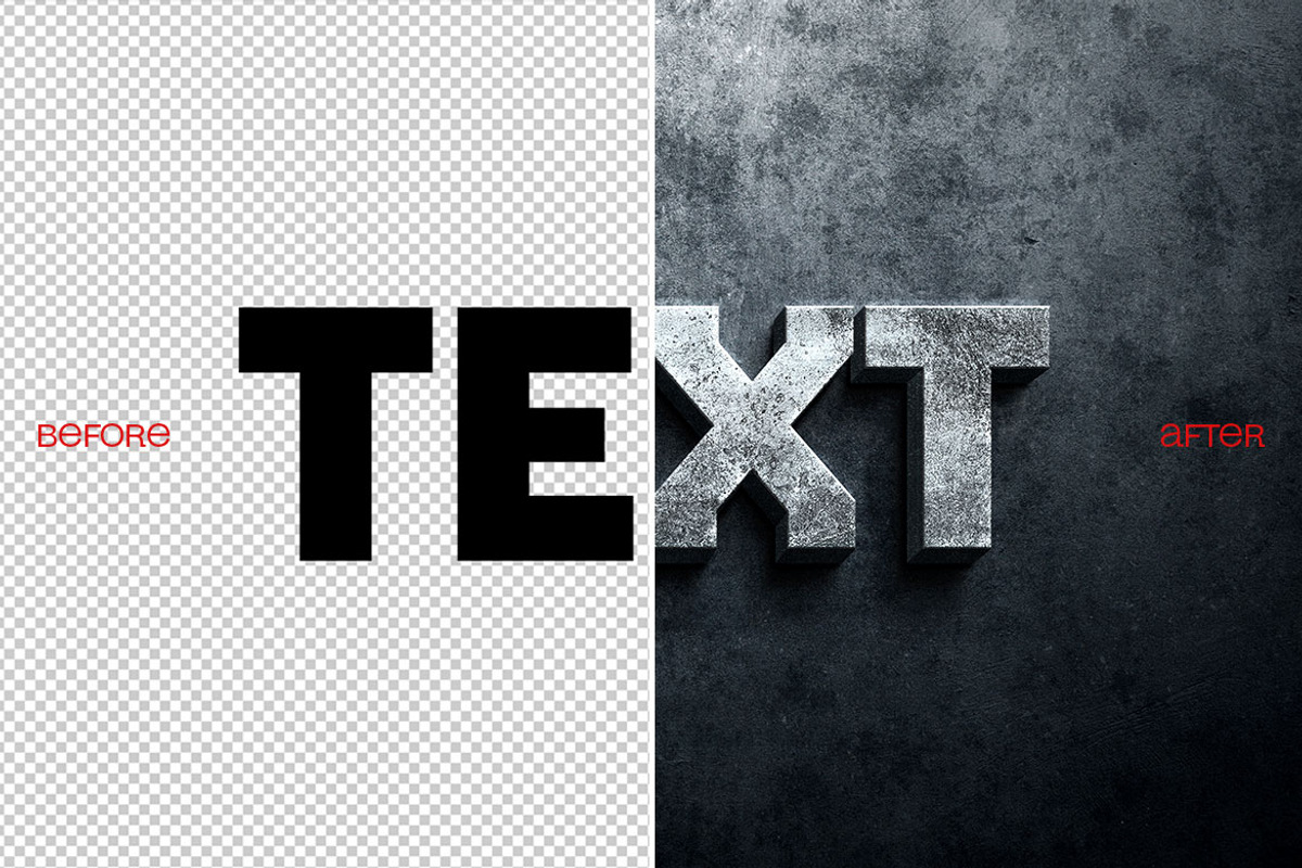 Metallic Text Effect, a Layer Style Add-On by dokudokunomi (Photo 4 of 4)