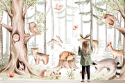 Woodland Story, an Animal Illustration by Peace ART (Thumbnail 6 of 8)
