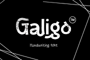 Galigo, a Handwritten Font by Grontype (Thumbnail 1 of 9)