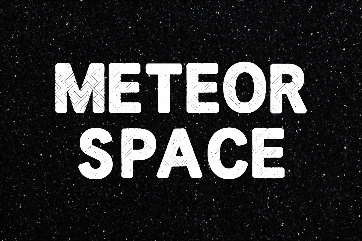 Black Glitter, a Font by Fourteen Letter (Photo 5 of 6)