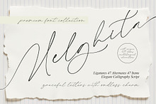 Melghita Elegant Calligraphy Script