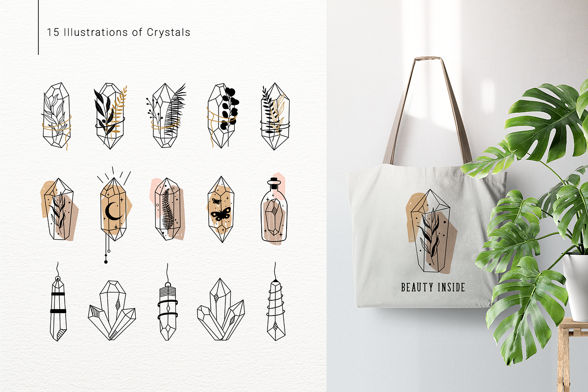 Antica. Aesthetic Logos Generator, a Branding & Logo Template by Cosmic Store (Photo 8 of 16)