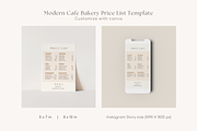 Editable Cafe Price List Template, a Flyer Template by NoheaDesignShop (Thumbnail 2 of 10)