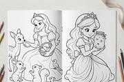 Magical Princess Coloring Book Vol33, a Person Illustration by ikarifq shop (Thumbnail 7 of 7)