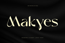 Makyes - Modern Classy Logo Font
