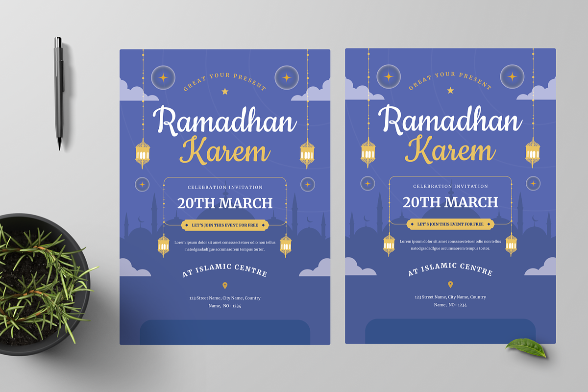 Ramadhan Kareem Flyer, a Flyer Template by Annora Studio (Photo 2 of 5)