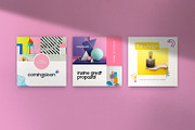 Geometri Brand Social Media Kit, a Social Media Template by Dirtytemp Studio (Thumbnail 7 of 13)