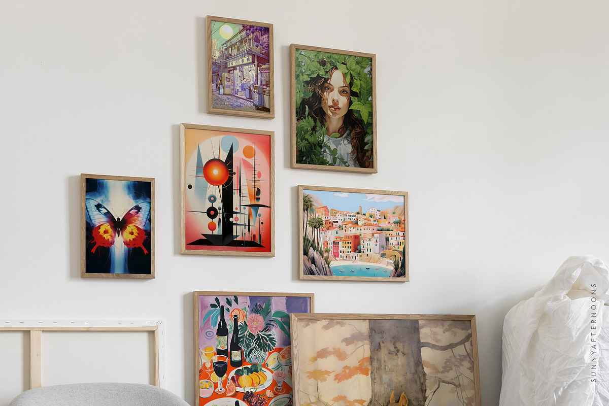 Maximalist Posters Wall Art Gallery, a Graphic by SunnyAfternoons (Photo 3 of 11)