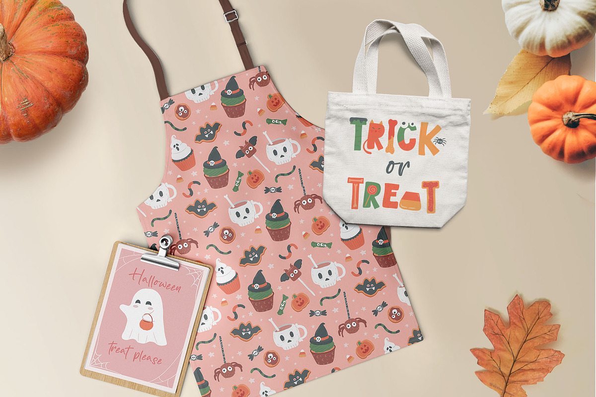 Sweet Halloween Graphic Illustration, a Food Illustration by CreativeChristiana (Photo 7 of 13)
