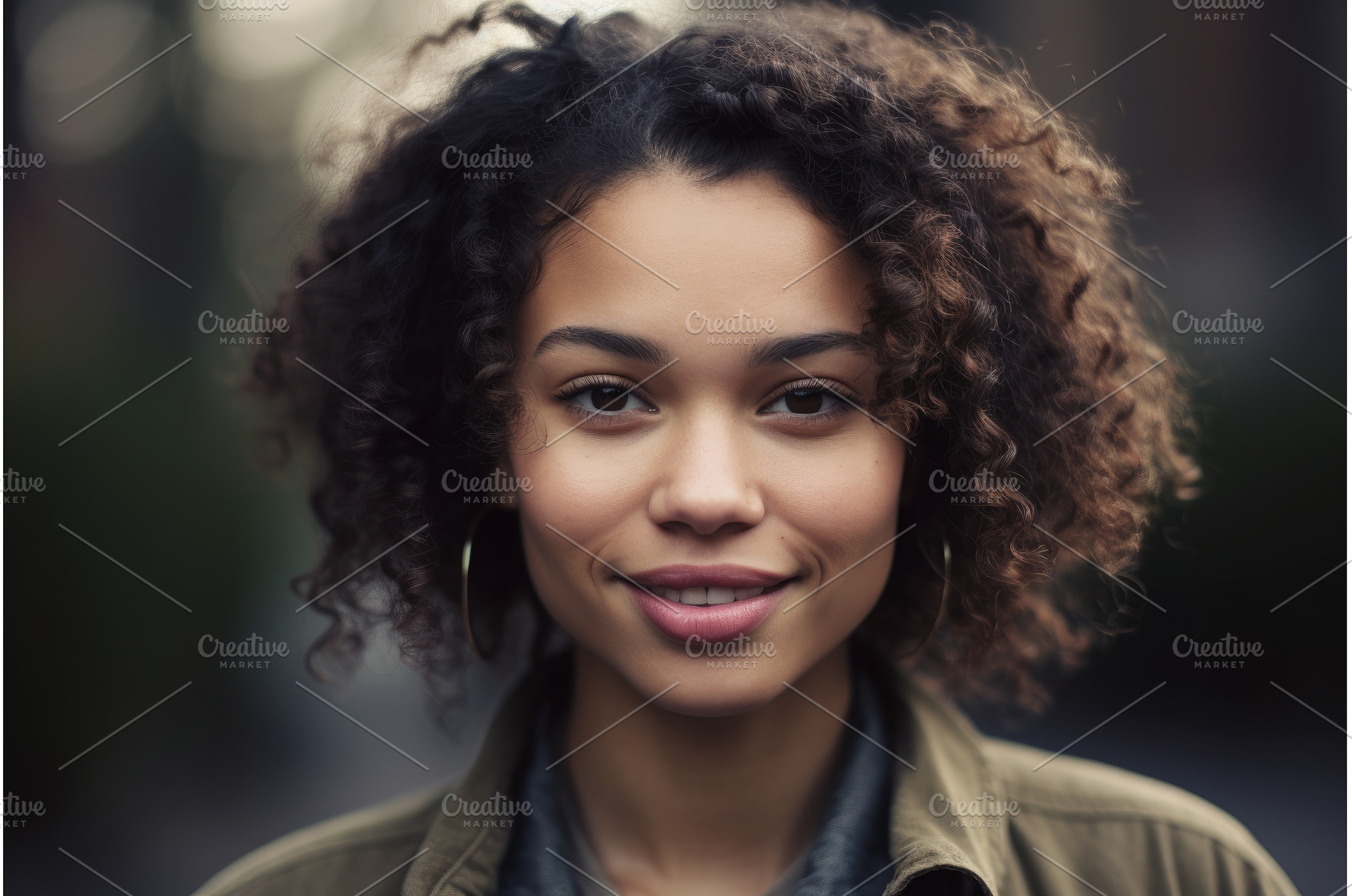 Mixed race woman face. Generate Ai, a Person Photo by Ylivdesign