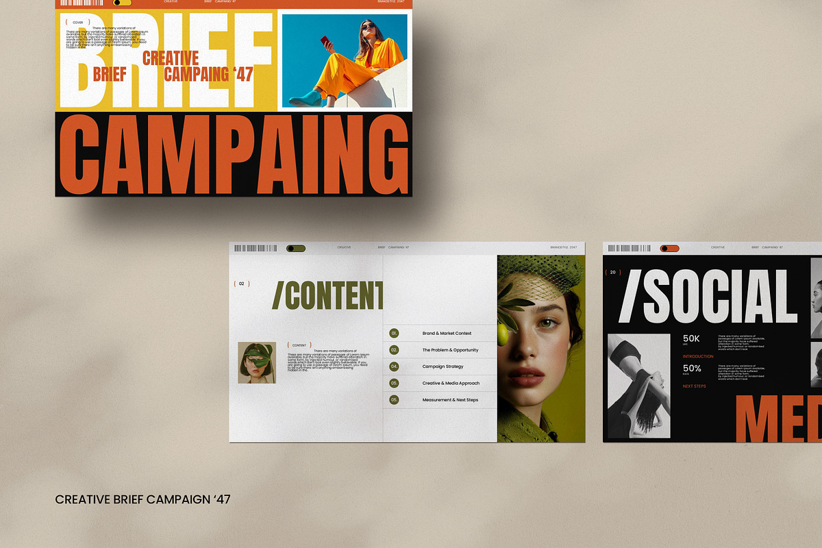 HAZE | Brief Campaign GSL Figma, a Presentation Template by Studio Temply (Photo 3 of 12)