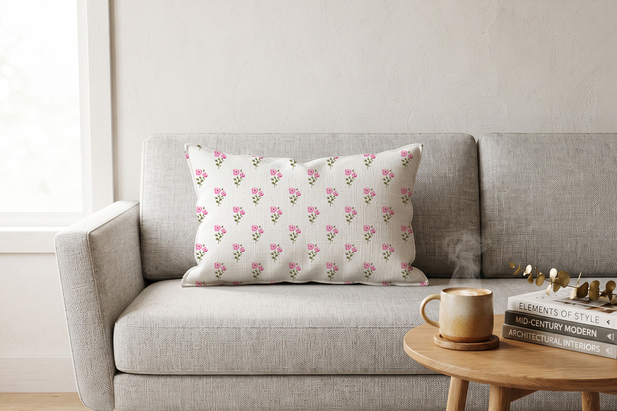 Pink Peony Vector Seamless Patterns, a Pattern Graphic by Nadia Semyroz (Photo 4 of 10)